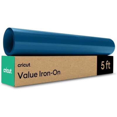 Cricut Value Opstrijkbaar, marineblauw, 30,5 cm x 1,5 m (1) Cricut Value Opstrijkbaar, marineblauw, 30,5 cm x 1,5 m (1)