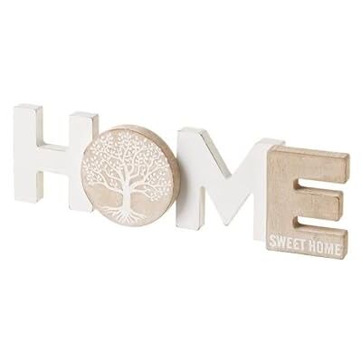 DAMDAM GO Decoratieve letter met haken Sweet Home hout (Home) DAMDAM GO Decoratieve letter met haken Sweet Home hout (Home)