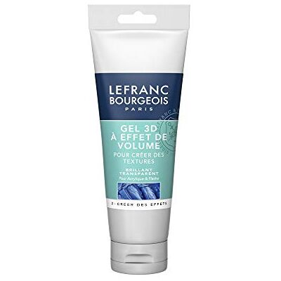 Lefranc Bourgeois Lefranc & Bourgeois 300659 3D glansgel voor volume-effecten van glanzende acrylverf, niet-vergeelde afwerking, 120 ml fles, transparant, 3D-glansgel voor volume-effecten, 120 ml Lefranc Bourgeois Lefranc & Bourgeois 300659 3D glansgel voor volume-effecten van glanzende acrylverf, niet-vergeelde afwerking, 120 ml fles, transparant, 3D-glansgel voor volume-effecten, 120 ml