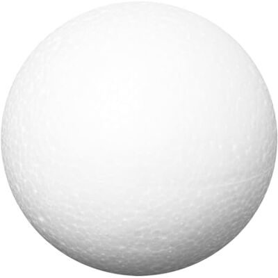 Ideen mit Herz Ideeën met piepschuimballen, voor het maken van pailletten, servettechniek, vilt, knutselen, Ø 8 cm, 5 stuks Ideen mit Herz Ideeën met piepschuimballen, voor het maken van pailletten, servettechniek, vilt, knutselen, Ø 8 cm, 5 stuks