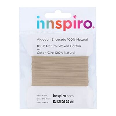 INNSPIRO Fijne gewaxte katoenen koord 1,5 mm. 5 m. INNSPIRO Fijne gewaxte katoenen koord 1,5 mm. 5 m.