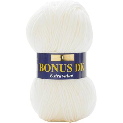 Sirdar Hayfield Double Bonus breiwol DK 100 g, garen, crème, 19 x 9 x 9 cm Sirdar Hayfield Double Bonus breiwol DK 100 g, garen, crème, 19 x 9 x 9 cm