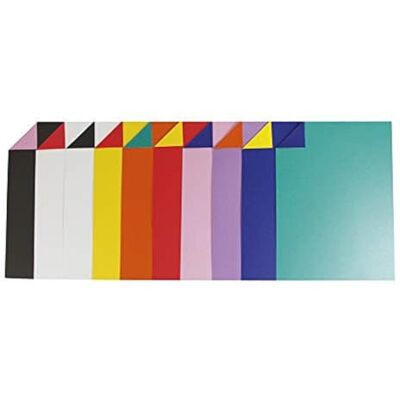Clairefontaine 457299C – een pak met 100 vellen Cartoline tekenpapier, tweekleurig, 21 x 29,7 cm, 150 g, verschillende kleuren Clairefontaine 457299C – een pak met 100 vellen Cartoline tekenpapier, tweekleurig, 21 x 29,7 cm, 150 g, verschillende kleuren