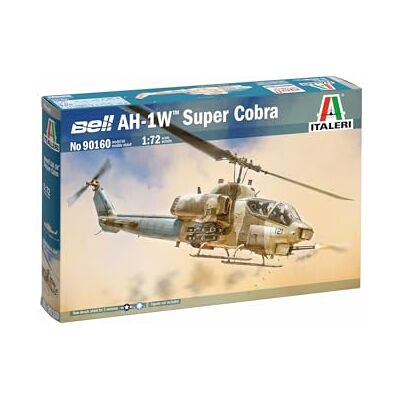 Italeri 90160 AH-1W Super Cobra 1:72 Plastic Model Kit/kunststof modelbouw om zelf te monteren Italeri 90160 AH-1W Super Cobra 1:72 Plastic Model Kit/kunststof modelbouw om zelf te monteren