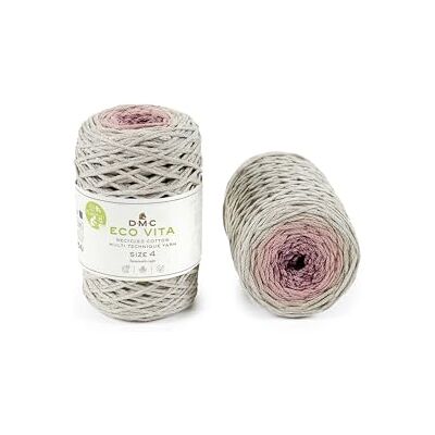 DMC Eco Vita 4 Multicolor gerecycled katoengaren etiket voor echte zaden om te planten 250 g 200 m DMC Eco Vita 4 Multicolor gerecycled katoengaren etiket voor echte zaden om te planten 250 g 200 m