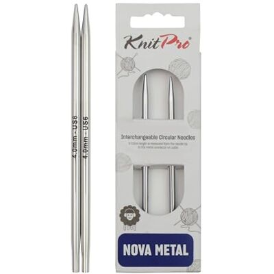 KnitPro Nova Verwisselbare naaldpunten 10 cm 4 mm KnitPro Nova Verwisselbare naaldpunten 10 cm 4 mm