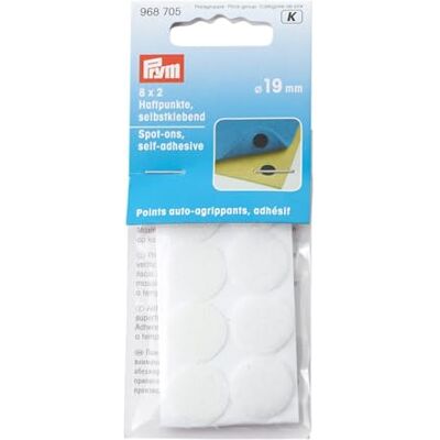 Prym Spot-ons stickers, wit, eenheidsmaat Prym Spot-ons stickers, wit, eenheidsmaat