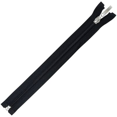 AERZETIX Set van 8 spiraalritssluitingen nr. 5 25 cm deelbaar met decoratieve trekker voor naaien, kleding, tassen, hoezen metaal nylon polyester kleur zwart AERZETIX Set van 8 spiraalritssluitingen nr. 5 25 cm deelbaar met decoratieve trekker voor naaien, kleding, tassen, hoezen metaal nylon polyester kleur zwart