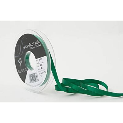 Berisfords Dubbelzijdig polysatijnlint, 7 mm, jachtgroen Berisfords Dubbelzijdig polysatijnlint, 7 mm, jachtgroen