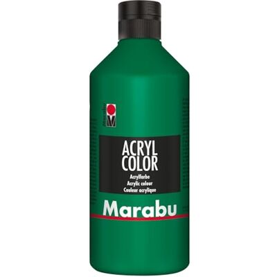 Marabu verf acryl, 500 ml sapgroen Marabu verf acryl, 500 ml sapgroen