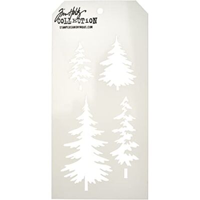 Stampers Anonymous Tim Holtz THS071 sjabloon, meerkleurig, 10,4 x 21,6 cm Stampers Anonymous Tim Holtz THS071 sjabloon, meerkleurig, 10,4 x 21,6 cm