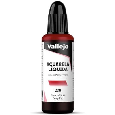Vallejo Vloeibare aquarel, intens rood, 32 ml Vallejo Vloeibare aquarel, intens rood, 32 ml