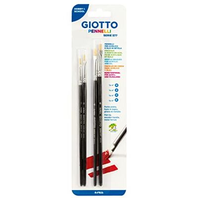 Giotto Serie 577 N penselen 0,2,4,6 4 stuks Giotto Serie 577 N penselen 0,2,4,6 4 stuks