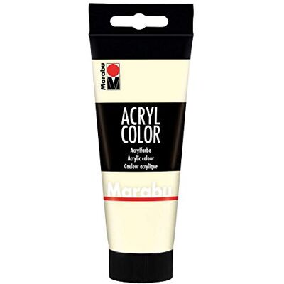 Marabu acrylverf op waterbasis, sneldrogend, lichtecht, waterbestendig, gebruik met kwast en spons op canvas, papier en hout, 100 ml Marabu acrylverf op waterbasis, sneldrogend, lichtecht, waterbestendig, gebruik met kwast en spons op canvas, papier en hout, 100 ml