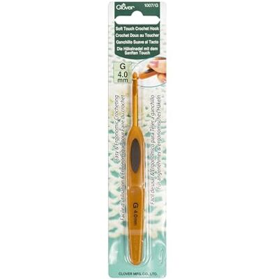Clover Soft Touch 1007G, haken, 4 mm Clover Soft Touch 1007G, haken, 4 mm