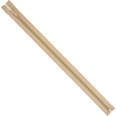 AERZETIX Set van 8 spiraalritsen nr. 5 40 cm deelbaar met schuif van nylon polyester metaal beige kleur naaien creaties DIY textiel AERZETIX Set van 8 spiraalritsen nr. 5 40 cm deelbaar met schuif van nylon polyester metaal beige kleur naaien creaties DIY textiel