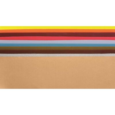 GLOREX 10 stuks decoratieve wax 200 x 55-100 mm in trendy kleuren GLOREX 10 stuks decoratieve wax 200 x 55-100 mm in trendy kleuren