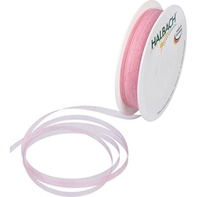 Halbach Organza-band, 5 mm, rol, 50 meter Halbach Organza-band, 5 mm, rol, 50 meter