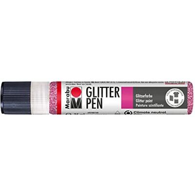 Marabu Glitter-Liner-verf, glitterroze, 25 ml Marabu Glitter-Liner-verf, glitterroze, 25 ml