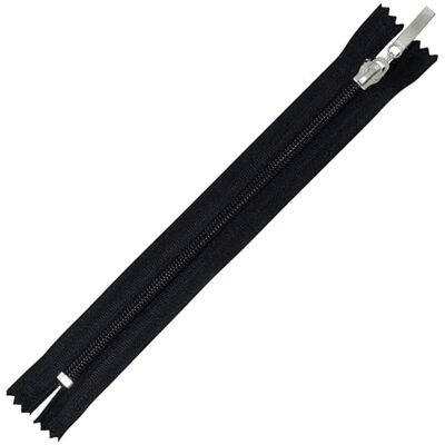 AERZETIX Set van 8 spiraalritssluitingen nr. 5 20 cm niet-scheidbaar met decoratieve trekker voor naaien, kleding, tassen, metalen nylon polyester kleur zwart AERZETIX Set van 8 spiraalritssluitingen nr. 5 20 cm niet-scheidbaar met decoratieve trekker voor naaien, kleding, tassen, metalen nylon polyester kleur zwart