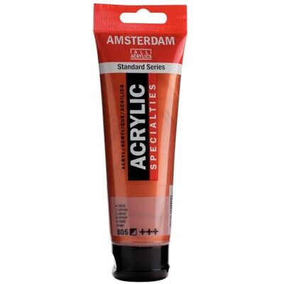Amsterdam Standard Series acrylverf, tube 120 ml, koper 805 (17098052) Amsterdam Standard Series acrylverf, tube 120 ml, koper 805 (17098052)