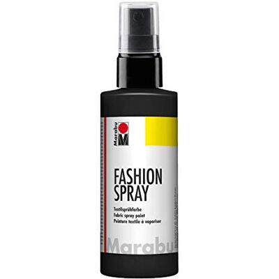Marabu Fashion Spray, Zijdeschildering, Zwart, 100 Ml Marabu Fashion Spray, Zijdeschildering, Zwart, 100 Ml