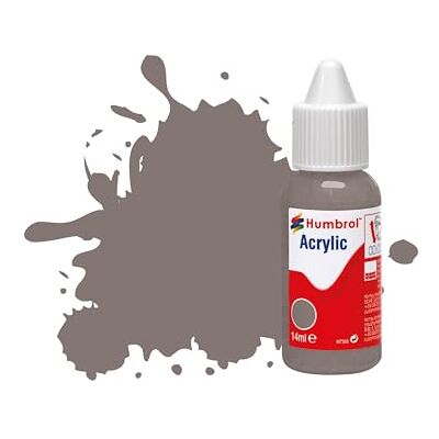 Humbrol Acrylverf nr. 156 donkergrijs zijdemat DB0156 Humbrol Acrylverf nr. 156 donkergrijs zijdemat DB0156