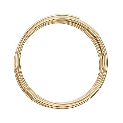 Creative Aluminiumdraad, lichtgoud, 10 m x 2 mm, zacht, voor knutselen, kralen en sieraden Creative Aluminiumdraad, lichtgoud, 10 m x 2 mm, zacht, voor knutselen, kralen en sieraden