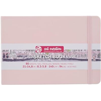 ART Sketchbook pastelroze 21 x 14,8 cm 140 g 80 vellen zuurvrij tekenpapier ART Sketchbook pastelroze 21 x 14,8 cm 140 g 80 vellen zuurvrij tekenpapier
