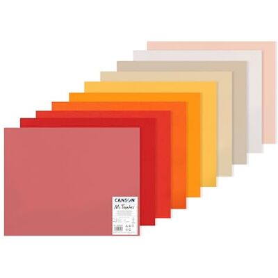 Canson Zak met 10 vellen, gemengd, 50 x 65 cm, 160 g/m², verschillende kleuren (10) Canson Zak met 10 vellen, gemengd, 50 x 65 cm, 160 g/m², verschillende kleuren (10)