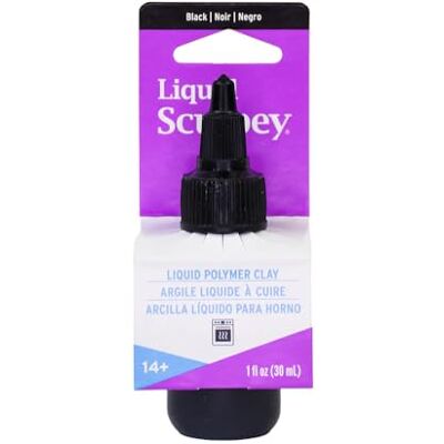 Sculpey Vloeibaar, zwart, 29 ml Sculpey Vloeibaar, zwart, 29 ml