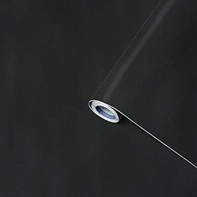 Venilia Antraciet Suedine Plakfolie, Velours-look, Plakfolie, Meubelfolie, Zelfklevend, 67,5cm x 1m, 140µm (Dikte: 0,14mm), 53196 Venilia Antraciet Suedine Plakfolie, Velours-look, Plakfolie, Meubelfolie, Zelfklevend, 67,5cm x 1m, 140µm (Dikte: 0,14mm), 53196