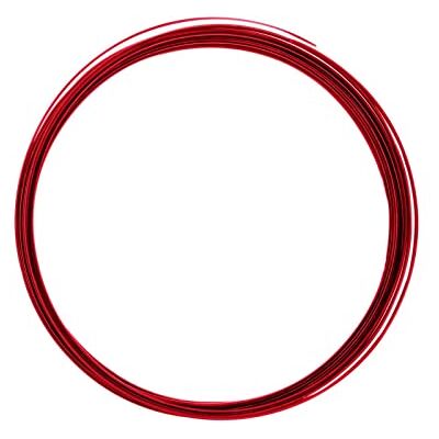 Creative Aluminium draad, plat, ouder, rood, 3,5 x 1 mm, 5 m Creative Aluminium draad, plat, ouder, rood, 3,5 x 1 mm, 5 m