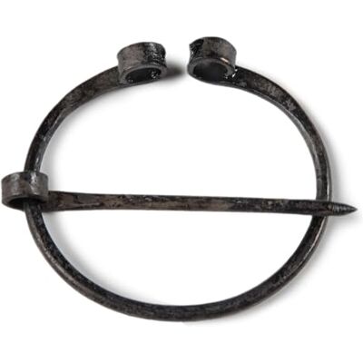 HEMAD Paar Viking fibula's (2 stuks) middeleeuwse Fibula's Kledingnaalden ijzer Model: Meriones HEMAD Paar Viking fibula's (2 stuks) middeleeuwse Fibula's Kledingnaalden ijzer Model: Meriones