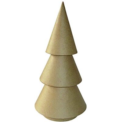 décopatch NO002O – standaard van papier, bruin, 15 x 15 x 30,5 cm, dennenboom décopatch NO002O – standaard van papier, bruin, 15 x 15 x 30,5 cm, dennenboom