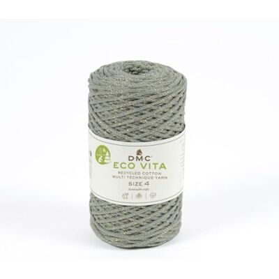 DMC Eco Vita 4 metallic gerecycled katoen gerecycled katoengaren 250 g 200 m DMC Eco Vita 4 metallic gerecycled katoen gerecycled katoengaren 250 g 200 m