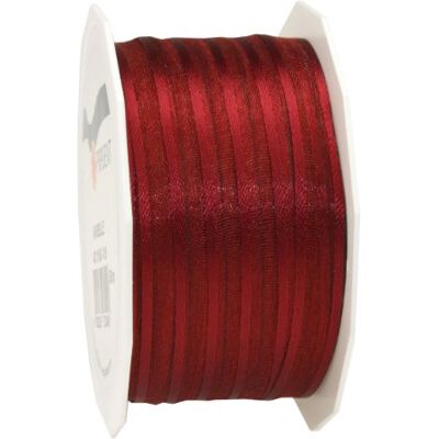 PRÄSENT C.E. Pattberg Marseille organza lint, 10 mm x 50 m, bordeauxrood PRÄSENT C.E. Pattberg Marseille organza lint, 10 mm x 50 m, bordeauxrood