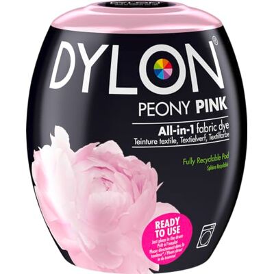 Dylon Textielverf voor wasmachine, roze, 8,5 x 8,5 x 9,9 cm Machinaal verven voor kleding, stoffering en projecten, stoffen vernieuwen, tot 600 g stof per Dylon Textielverf voor wasmachine, roze, 8,5 x 8,5 x 9,9 cm Machinaal verven voor kleding, stoffering en projecten, stoffen vernieuwen, tot 600 g stof per