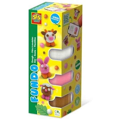 Creative Fundo 00811 Boerderijdierenpasta (3 x 90 g, 1 x 40 g) Creative Fundo 00811 Boerderijdierenpasta (3 x 90 g, 1 x 40 g)