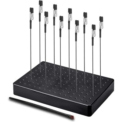 GalaSingForU Modelbouw accessoires, 10 krokodillenklemmen, 1 borstel en 1 basis. Robuuste en stabiele derde hand. Ideaal voor modelbouw accessoires, airbrush-accessoires, verfhouders en GalaSingForU Modelbouw accessoires, 10 krokodillenklemmen, 1 borstel en 1 basis. Robuuste en stabiele derde hand. Ideaal voor modelbouw accessoires, airbrush-accessoires, verfhouders en