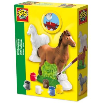 Creative 01211 Gips paard, knutselset voor kinderen Creative 01211 Gips paard, knutselset voor kinderen