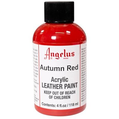 Angelus Acrylverf voor leer, 113 g, rood Angelus Acrylverf voor leer, 113 g, rood