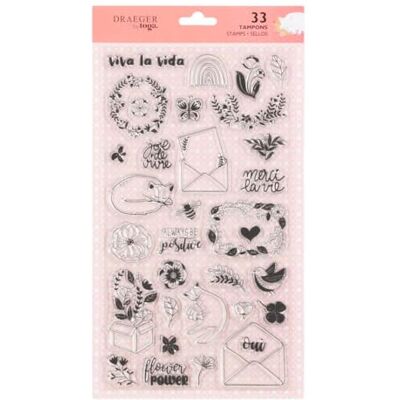 DRAEGER PARIS 1886 Toga Siliconen stempel, transparant, 17 x 31 cm DRAEGER PARIS 1886 Toga Siliconen stempel, transparant, 17 x 31 cm