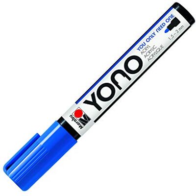 Marabu 12400103053 12400103053-YONO acrylmarker met Japanse ronde punt op waterbasis, lichtecht en waterdicht, voor bijna alle ondergronden, 1,5-3 mm Marabu 12400103053 12400103053-YONO acrylmarker met Japanse ronde punt op waterbasis, lichtecht en waterdicht, voor bijna alle ondergronden, 1,5-3 mm