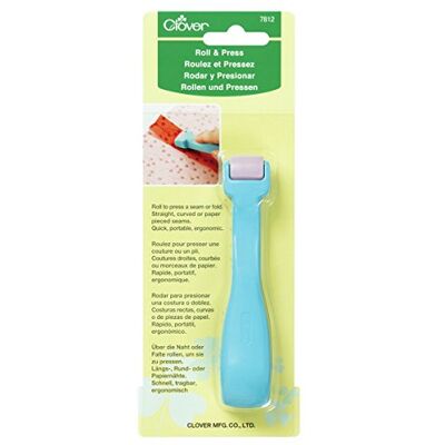 Clover naad- en vouwroller rollen en persen / VE3 korte, kunststof, blauw, 21 x 8 x 3 cm Clover naad- en vouwroller rollen en persen / VE3 korte, kunststof, blauw, 21 x 8 x 3 cm