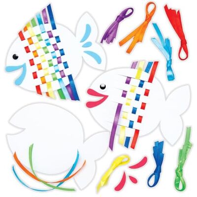 Baker Ross Set van 6 regenbogen om te vlechten Knutselsets voor de zomer om te knutselen voor kinderen Baker Ross Set van 6 regenbogen om te vlechten Knutselsets voor de zomer om te knutselen voor kinderen