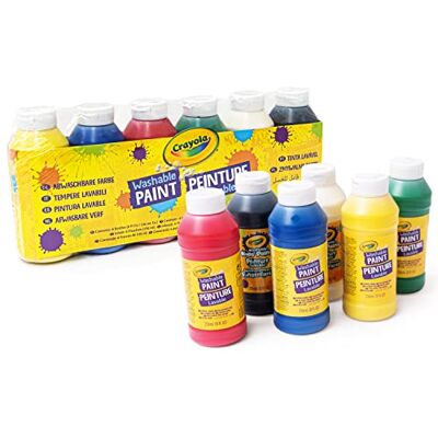 CRAYOLA Farby w butelkach 6 kleuren 237 ml CRAYOLA Farby w butelkach 6 kleuren 237 ml