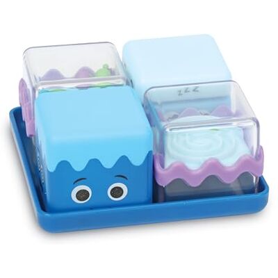 Learning Resources LER5582 Set van 4 kalmerende, sensorische anti-stress kubussen voor kinderen, klaslokaal, 4 manieren van hanteren, kalmeren, ASE-speelgoed, vanaf 3 jaar, LER5582, eenheidsmaat Learning Resources LER5582 Set van 4 kalmerende, sensorische anti-stress kubussen voor kinderen, klaslokaal, 4 manieren van hanteren, kalmeren, ASE-speelgoed, vanaf 3 jaar, LER5582, eenheidsmaat
