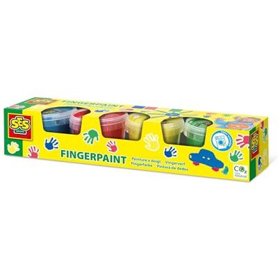 Creative 00391 Basic vingerverf, 110 ml, verschillende kleuren, 440 ml, 4 stuks Creative 00391 Basic vingerverf, 110 ml, verschillende kleuren, 440 ml, 4 stuks