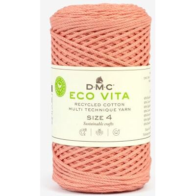 DMC ECO Vita 4 gerecycled macramékatoen (250 g) Oeko-Tex gecertificeerd DMC ECO Vita 4 gerecycled macramékatoen (250 g) Oeko-Tex gecertificeerd